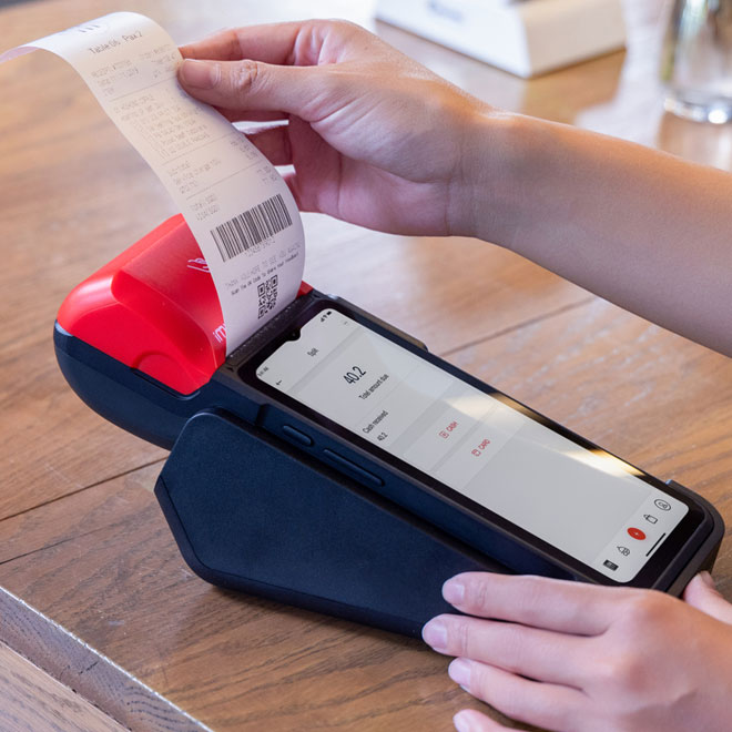 Mobile POS Android 13 with 2 inch printer